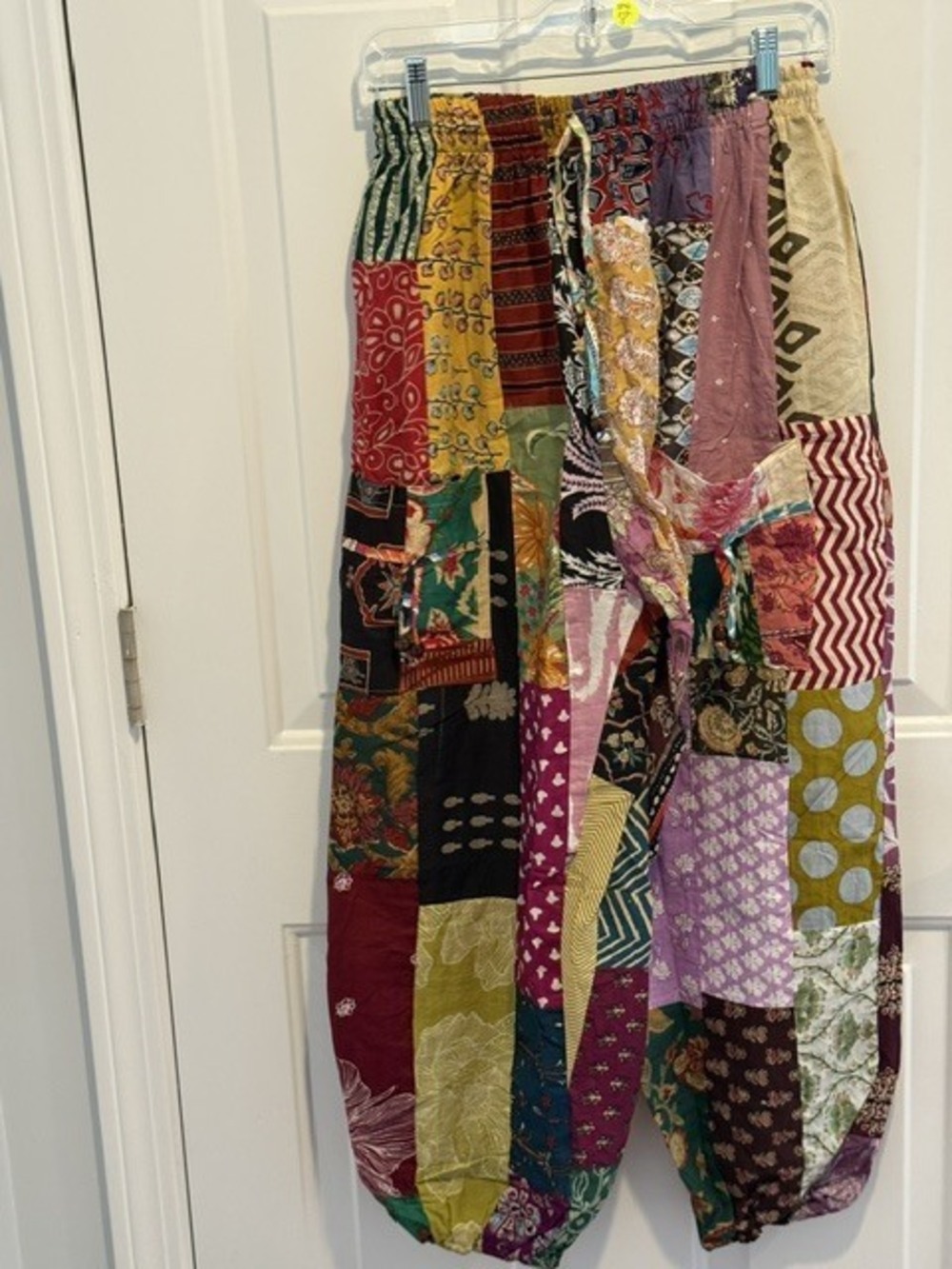 P4 J | Pol Patchwork Jogger Pants | Multi | One Size S-L
